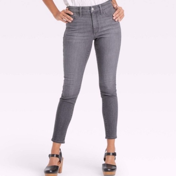 Anthropologie DL1961 Gray Skinny Ankle Jeans - Picture 7 of 8